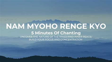 nam myoho renge kyo beginners.